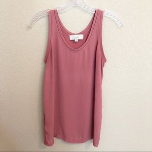 LOFT Blush Pink Blouse Tank Top